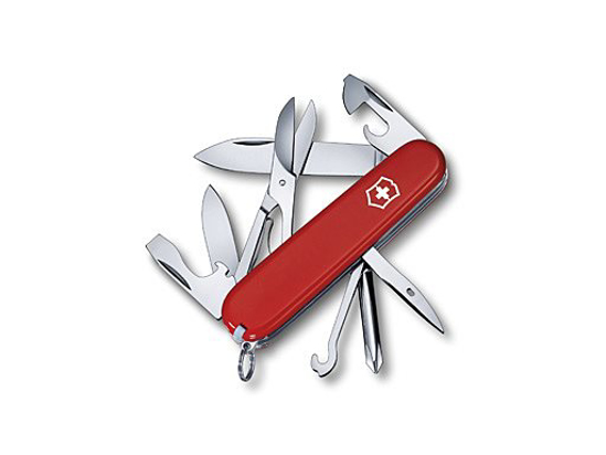 Afbeeldingen van VICTORINOX ZAKMES SUPER TINKER 14 FUNCTIES RVS / KUNSTSTOF ROOD