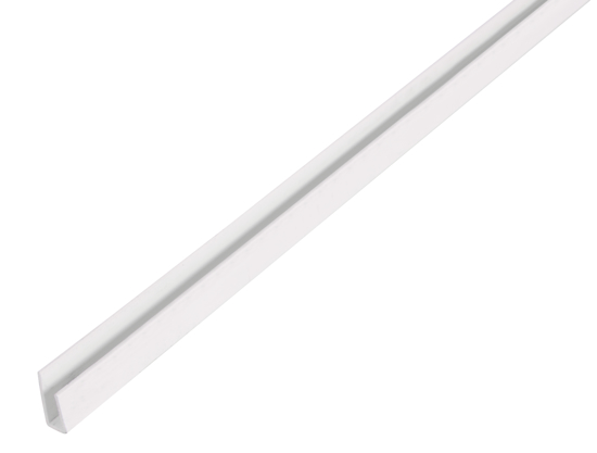 Afbeeldingen van AFSLUITPROFIEL,PVC,WIT,14X6X10/1M ##