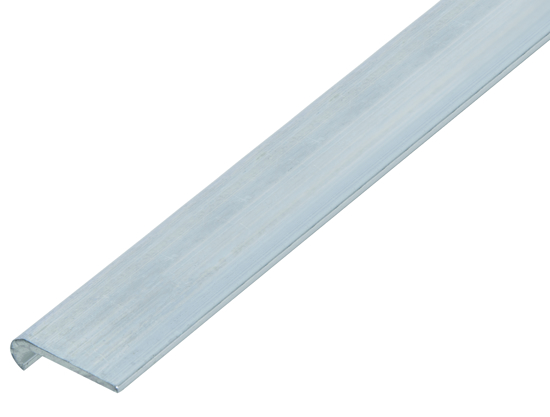 Afbeeldingen van AFSLUITPROF ROND,ALU BRUTE 20X6X1,3/1M