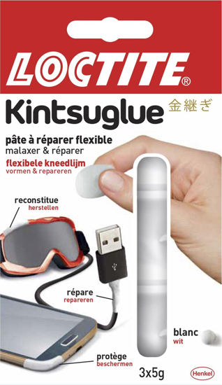Afbeeldingen van LOCTITE KINTSUGLUE WIT 3 X 5 GR