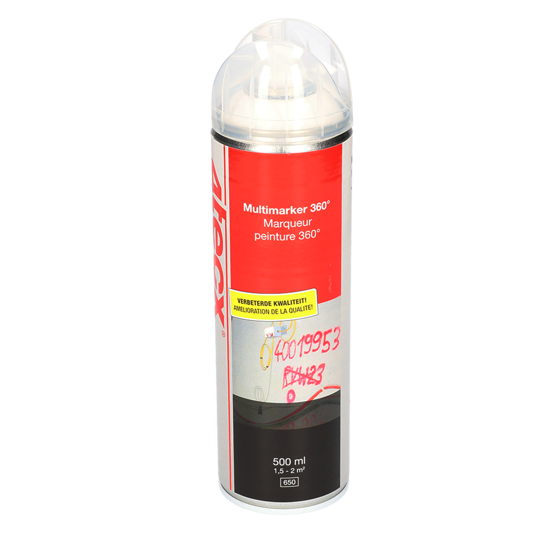 Afbeeldingen van MULTIMARKER FLUOR WIT 360° 500ML 4T