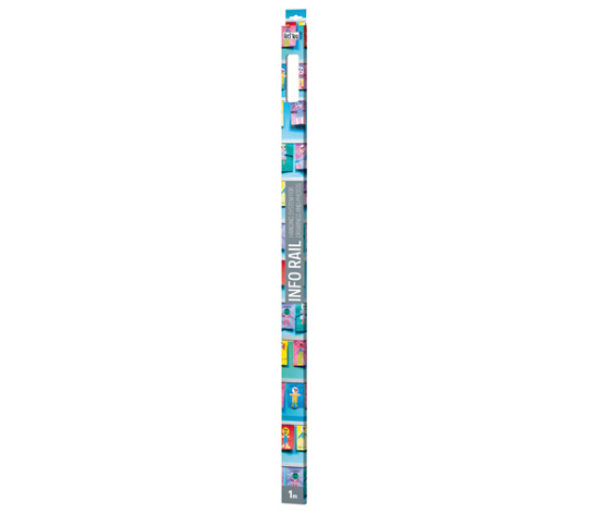 Afbeeldingen van ARTITEQ INFO RAIL RETAIL PACK WIT 100CM