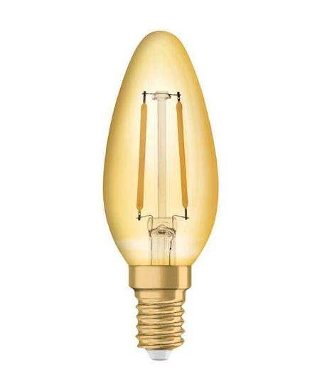 Afbeeldingen van OSRAM VINTAGE 1906 CLASSIC B LED 5.5W 825 GOLD E14 ##NML