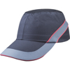 Afbeeldingen van DELTA PLUS STOOTPET AIR COLTAN ZWART/ROOD VIZIER 3CM