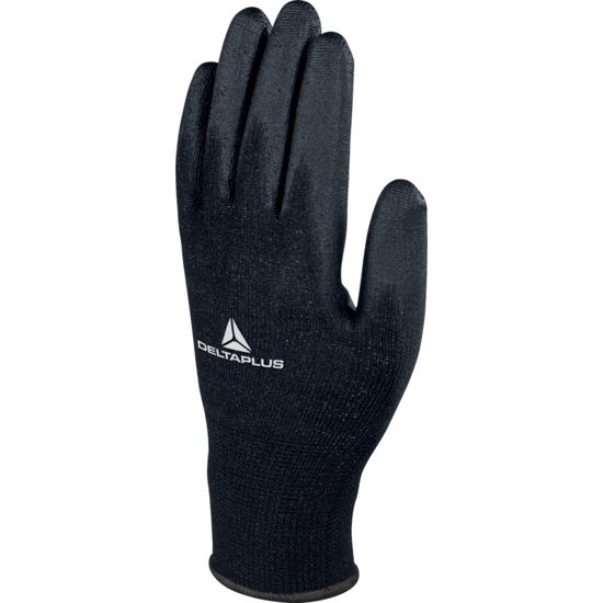 Afbeeldingen van GEBREIDE HANDSCHOEN MET COATING - POLYESTER - PU - JAUGE : 13 - 10