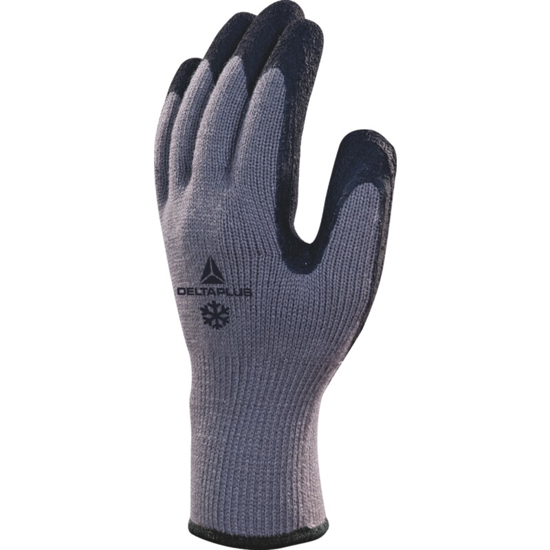 Afbeeldingen van GEBREIDE HANDSCHOEN MET COATING - ACRYL - LATEXSCHUIM - JAUGE : 10 - 10