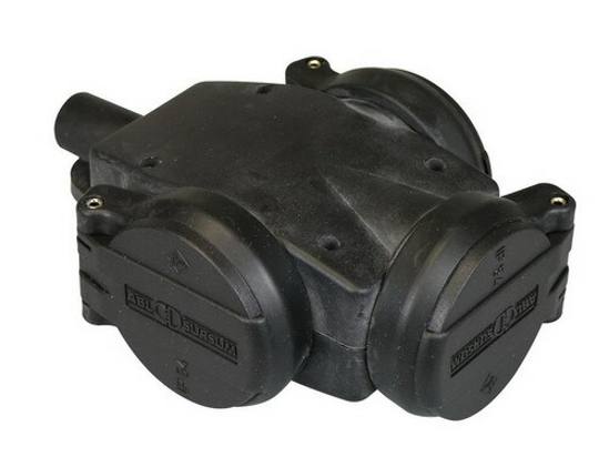 Afbeeldingen van 3V RUBBER VERDEEL BLOK HANG OOG IP54
