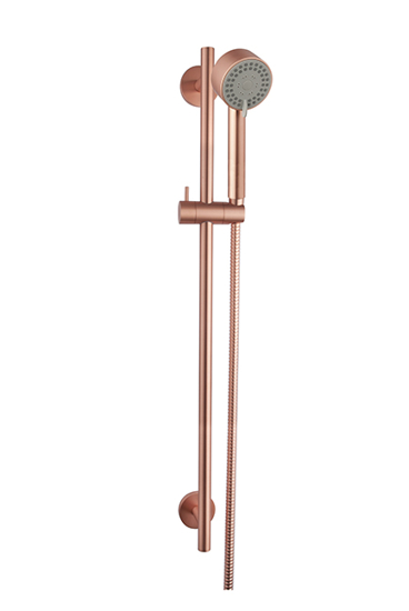 Afbeeldingen van CADANS GLIJSTANGSET GEBORSTELD KOPER 72CM 