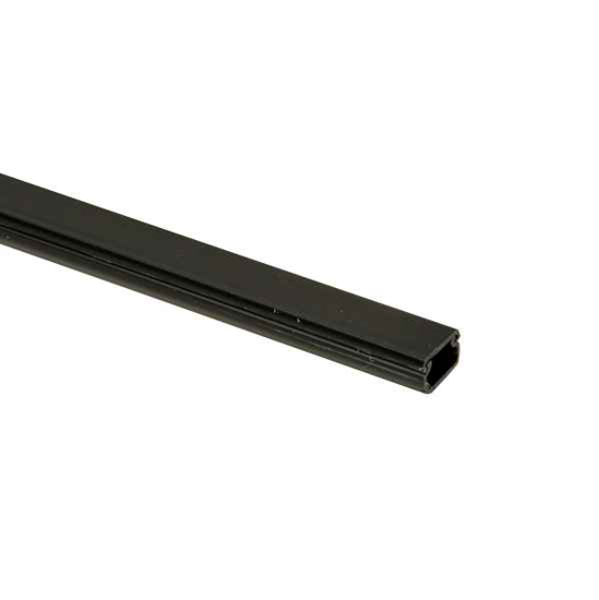 Afbeeldingen van KABELGOOT 15X10MM + TAPE ZWART 2 METER