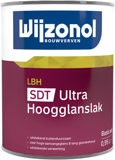 Afbeeldingen van WIJZONOL LHB HOOGGLANSLAK SDT ULTRA BASIS TRANSPARANT 800ML
