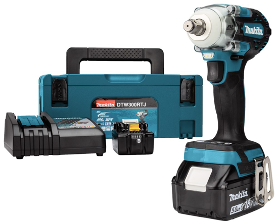 Afbeeldingen van MAKITA LXT 18 V SLAGMOERSLEUTEL 1/2" DTW300RTJ