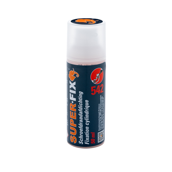 Afbeeldingen van SUPER-FIX SCHROEFDRAADAFDICHTING SF01-542 ROOD 50ML