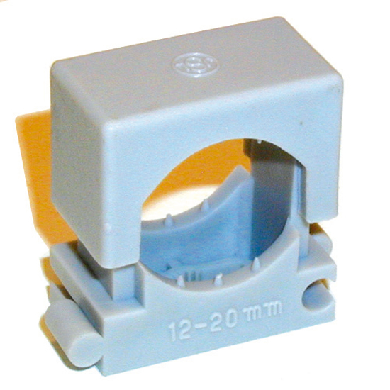 Afbeeldingen van DRUKZADEL BLOKMODEL 12-20MM GRIJS (50)!