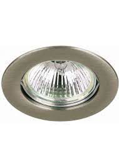 Afbeeldingen van INBOUWSPOT VAST Ø50MM LAMP ALUMINIUM- BULK