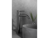 Afbeeldingen van RIBBD XL WASTAFELKRAAN HOOG MET COLDSTART GUNMETAL PVD