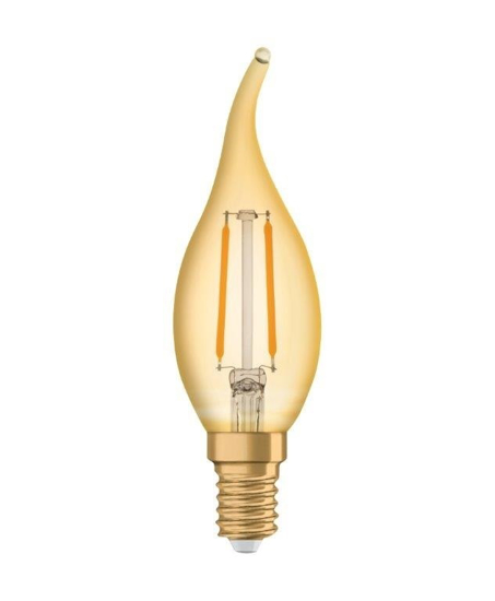 Afbeeldingen van OSRAM VINTAGE 1906 CLASSIC BA 12 LED FILAMENT 1.5W 824 GOLD E14