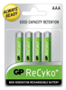 Afbeeldingen van GP RECYKO+ PRO 4 X AAA 800MAH 1.2V