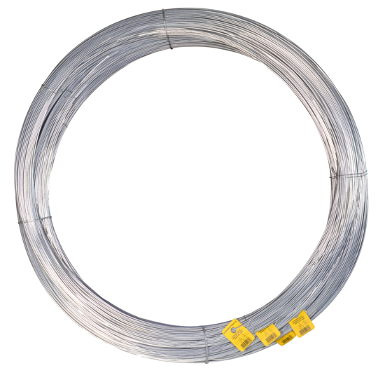 Afbeeldingen van SPANDRAAD VERZINKT 1 X 5 KG 3.0 MM (90 MTR)