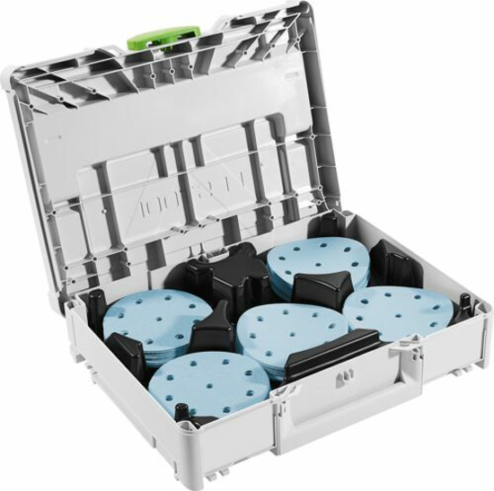 Afbeeldingen van FESTOOL SCHUURPAPIER GRANAT SYSTAINER³ SYS-STF D125 GR-SET