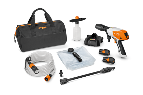 Afbeeldingen van STIHL RCA 20.0 SET ACCU-DRUKREINIGER + 2 X ACCU + LADER AL1