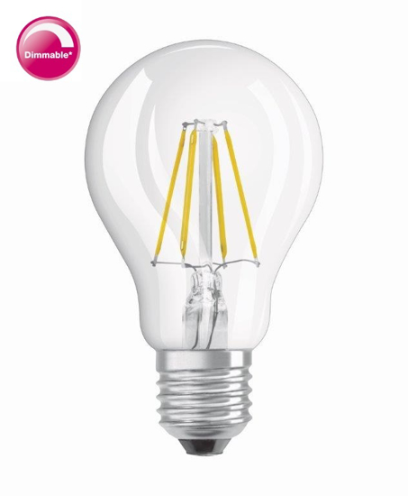 Afbeeldingen van OSRAM F-LED CLA40H DIM 3.4W 827 E27