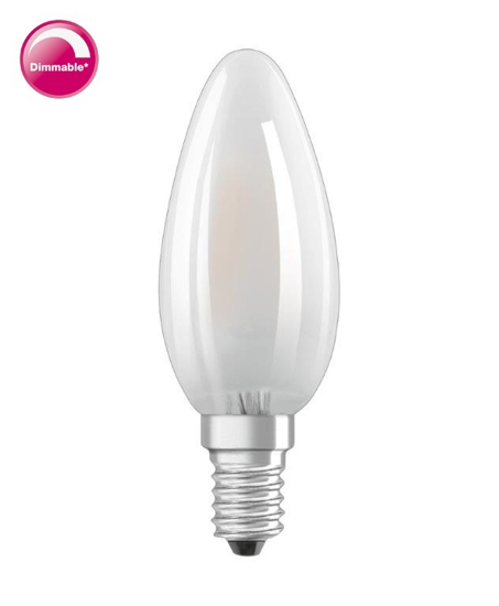 Afbeeldingen van OSRAM F-LED CLB40M DIM 3,4W 827 E14