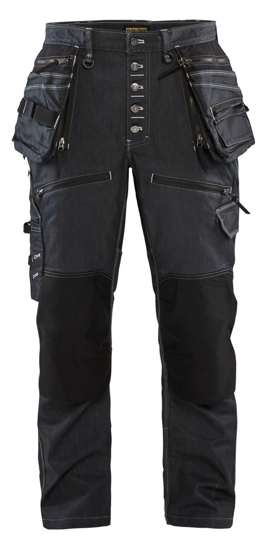 Afbeeldingen van BAGGY DENIM STRETCH X1900 MARINEBLAUW/ZWART C48 199911418999C48 OP=OP
