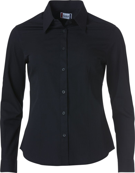 Afbeeldingen van BLOUSE CLARE ZWART L OP=OP