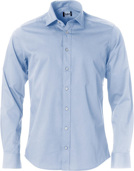 Afbeeldingen van BLOUSE CLARK LICHTBLAUW L OP=OP