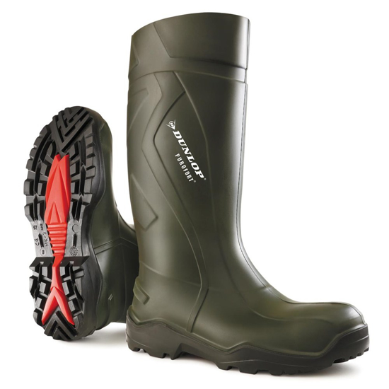 Afbeeldingen van DUNLOP WERKLAARS PLUS C762933 PUROFORT+ FULL SAFETY S5 SRC GROEN MAAT 41