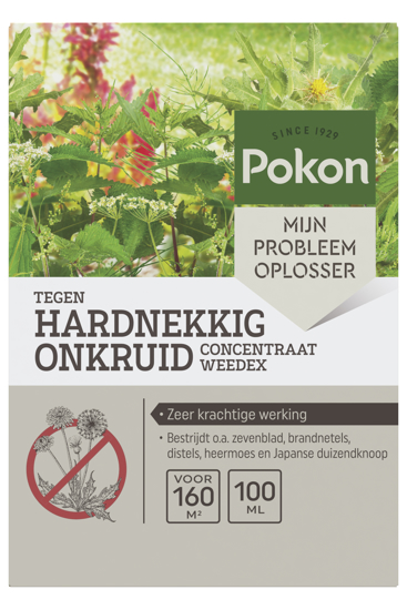 Afbeeldingen van POKON HARDNEKKIG ONKRUID CONC 100 ML WEEDEX