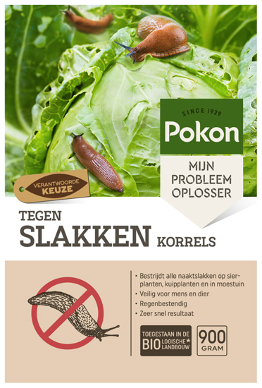 Afbeeldingen van POKON BIO SLAKKEN KORRELS 900 GR/ 300 M2 BIO
