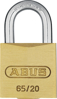 Afbeeldingen van ABUS HANGSLOT MESSING 65/20 B/DFNLI