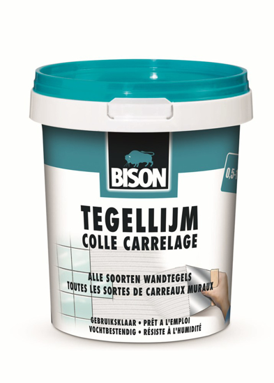 Afbeeldingen van BISON TEGELLIJM 1 KG.