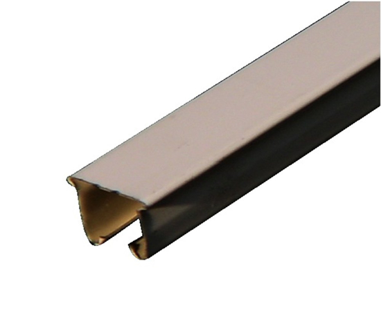 Afbeeldingen van HCO U-RAIL DE LUXE IJZER WIT GELAKT 250CM
