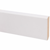 Afbeeldingen van MUURPLINT MDF GEGROND 55X12MM WIT 244CM