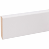 Afbeeldingen van MUURPLINT MDF GEGROND 55X12MM WIT 244CM