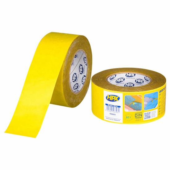 Afbeeldingen van HPX PAPIEREN AFDICHTINGSTAPE - GEEL 60MM X 25M