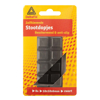 Afbeeldingen van DELTAFIX STOOTDOP ZELFKLEVEND ZWART 18MM X 18MM X 6MM 8ST
