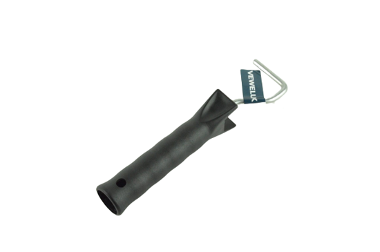 Afbeeldingen van VERFBEUGEL KORTE STEEL 6 CM ZWART