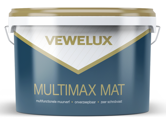Afbeeldingen van VEWELUX MULTIMAX MAT WIT 2,5 LTR