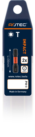 Afbeeldingen van IMPACT SCHROEFBIT T 40, L=30, C6.3, BASIC