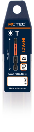 Afbeeldingen van IMPACT SCHROEFBIT T 20, L=50, E6.3, BASIC