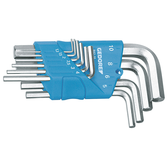 Afbeeldingen van STIFTSLEUTELSET 10-DLG 1,3-10 MM - H 42-10