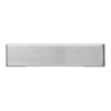 Afbeeldingen van INTERSTEEL BRIEFPLAAT RECHTHOEKIG 340X80MM VERDEKT RVS GEBORSTELD (0035.400061)