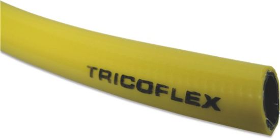 Afbeeldingen van TRICOFLEX SLANG PVC 10BAR GEEL 12,5 MM X 17,6 MM (25MTR)