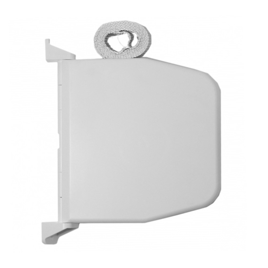 Afbeeldingen van DELTAFIX BANDOPWINDER ROLLUIK DICHT MODEL INCLUSIEF BAND WIT 5M X 14MM