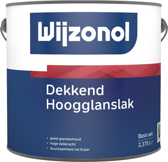 Afbeeldingen van WIJZONOL DEKKEND HG BS WIT 2,375 HOOGGLANS