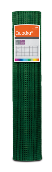 Afbeeldingen van VOLIEREGAAS QUADRA PVC 13X1.1 100 CM X 25 M