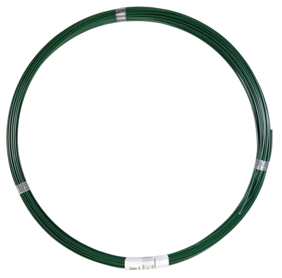 Afbeeldingen van SPANDRAAD PVC GROEN 100 M 2.65/3.8 MM